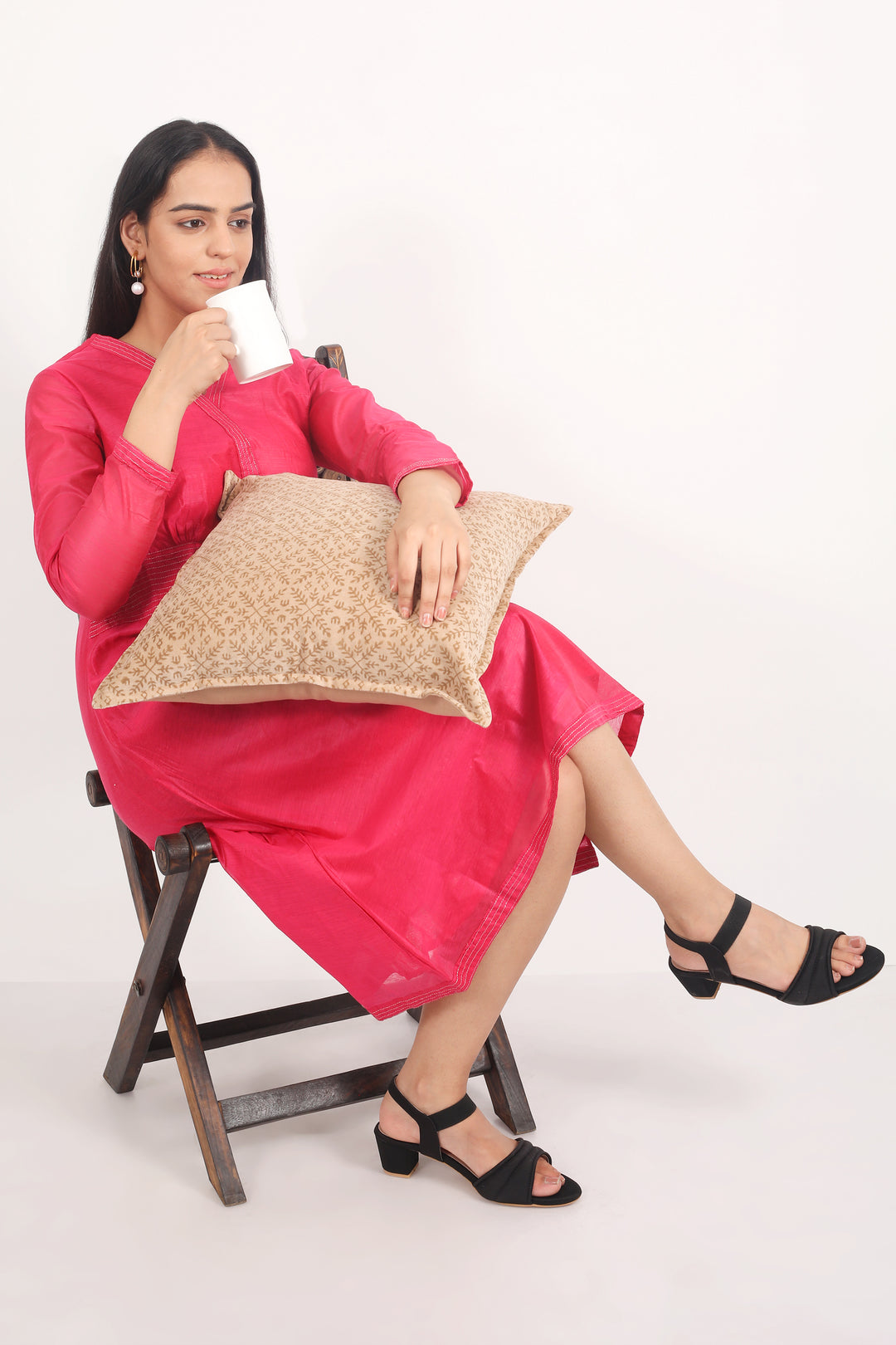 Block print velvet cushion covers - Cashmere Dream