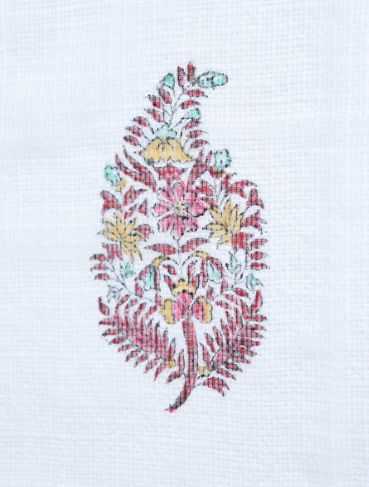 Colourful Paisley boota Kota curtains - Sheer Kota cotton curtains