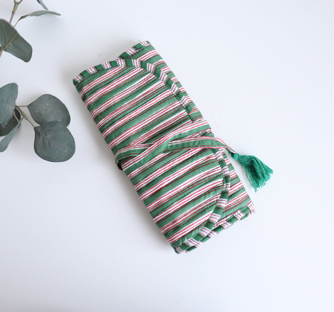 Personalized Travel Jewelry Pouch - Jewellery organizer