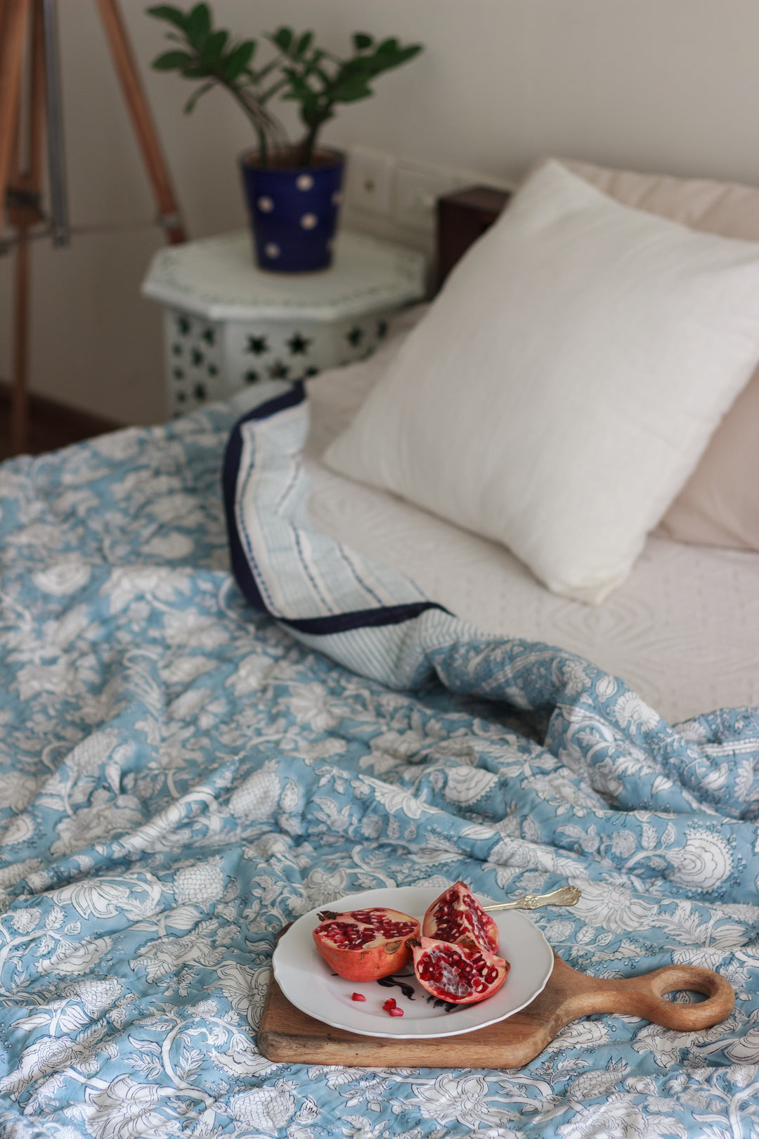 Blue Razai - Summer blanket