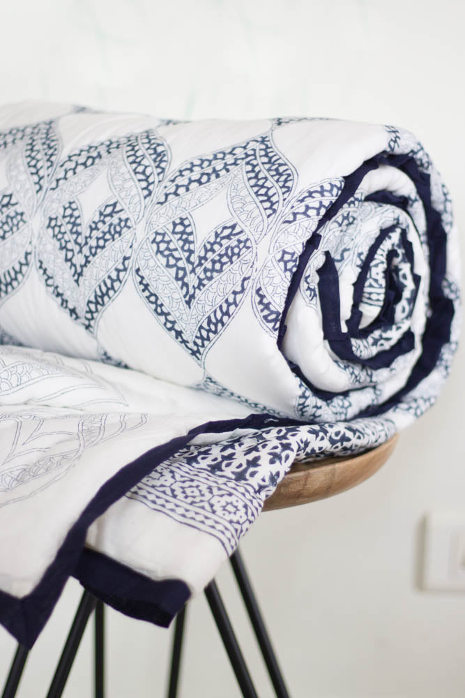 Pre-order - Nautical Winter quilt - Razai for winter - Best quilt for heavy winter - Queen & King size