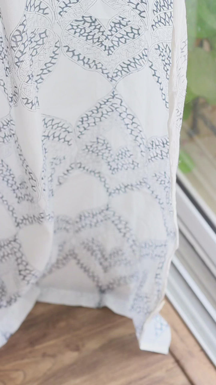 Norway Quilt - Blue Razai - Summer blanket