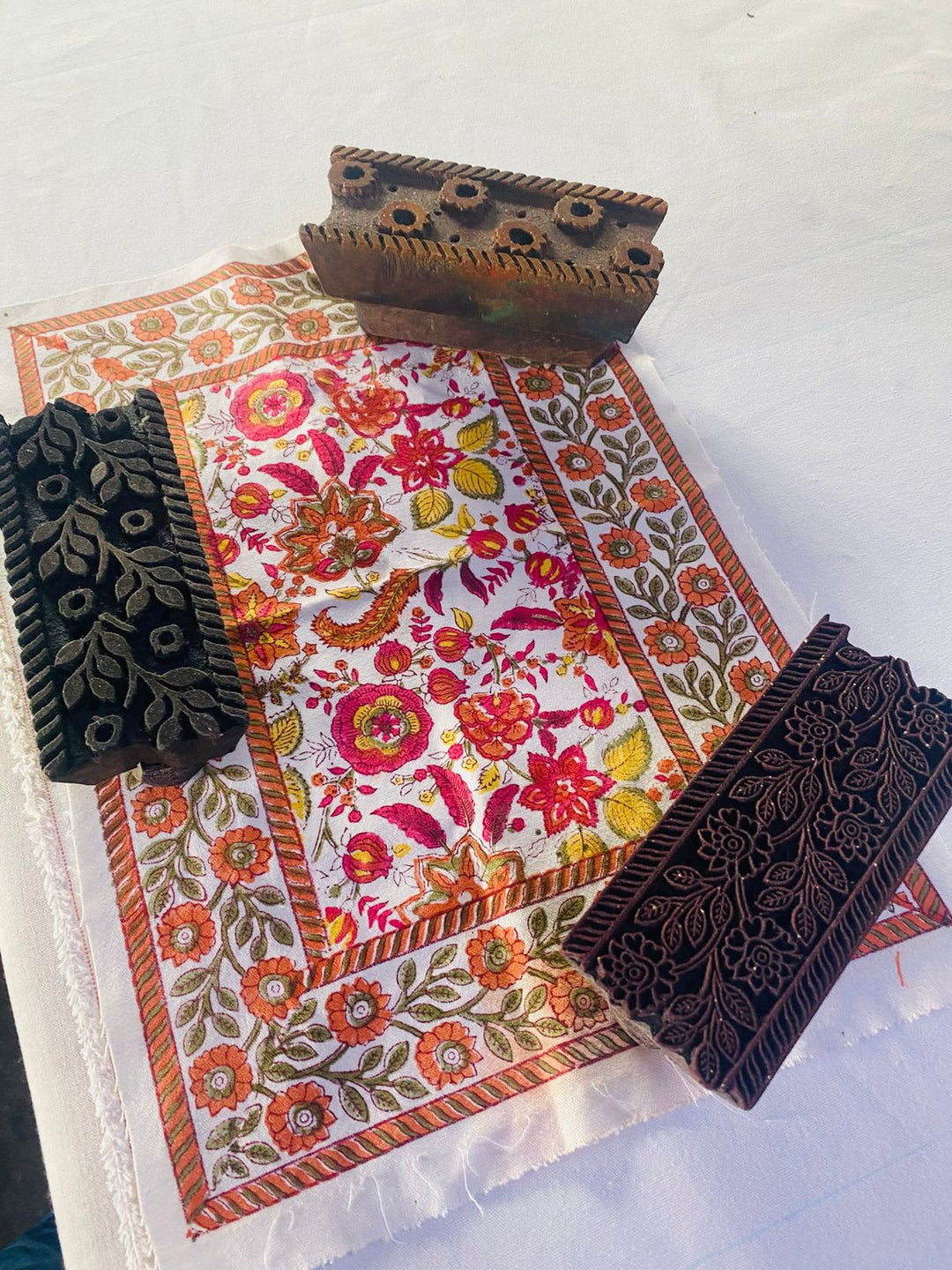 How Hand Block-Print Fabric Is Made, Step by Step