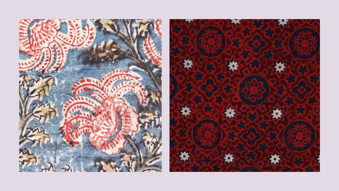 A Springtime Symphony: Blooms in Indian Block Prints