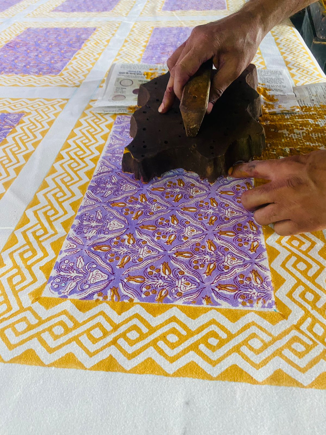 What is hand block printing? The craft behind your quilt