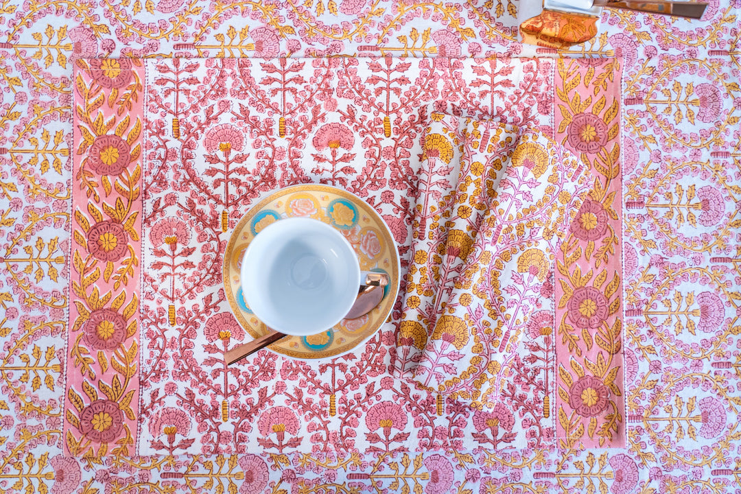 Golden Marigold Table Linen Set