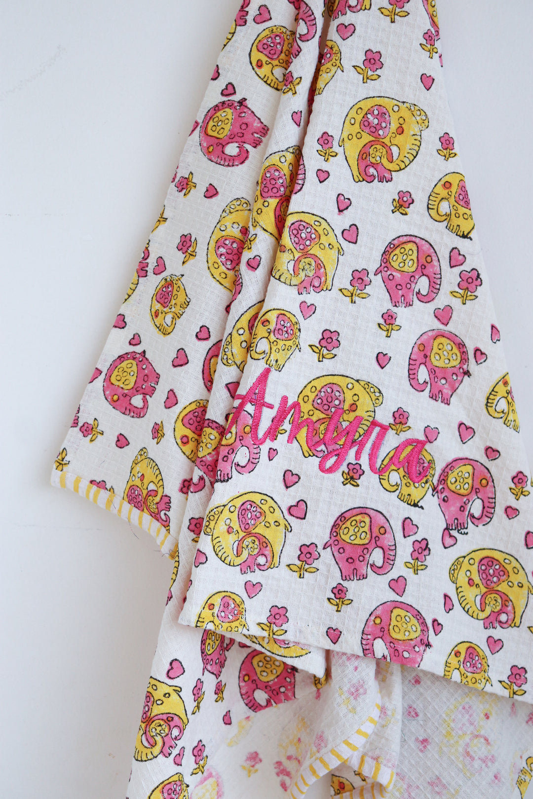 Personalized Bath towels for kids and toddlers - Kids Towels with names - Available in 3 designs