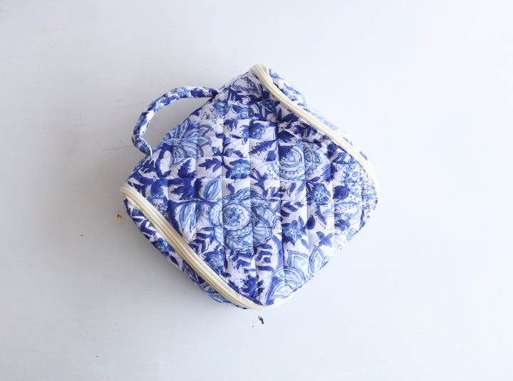 Personalized Hanging Travel Bag - Block Print Toiletry Kit