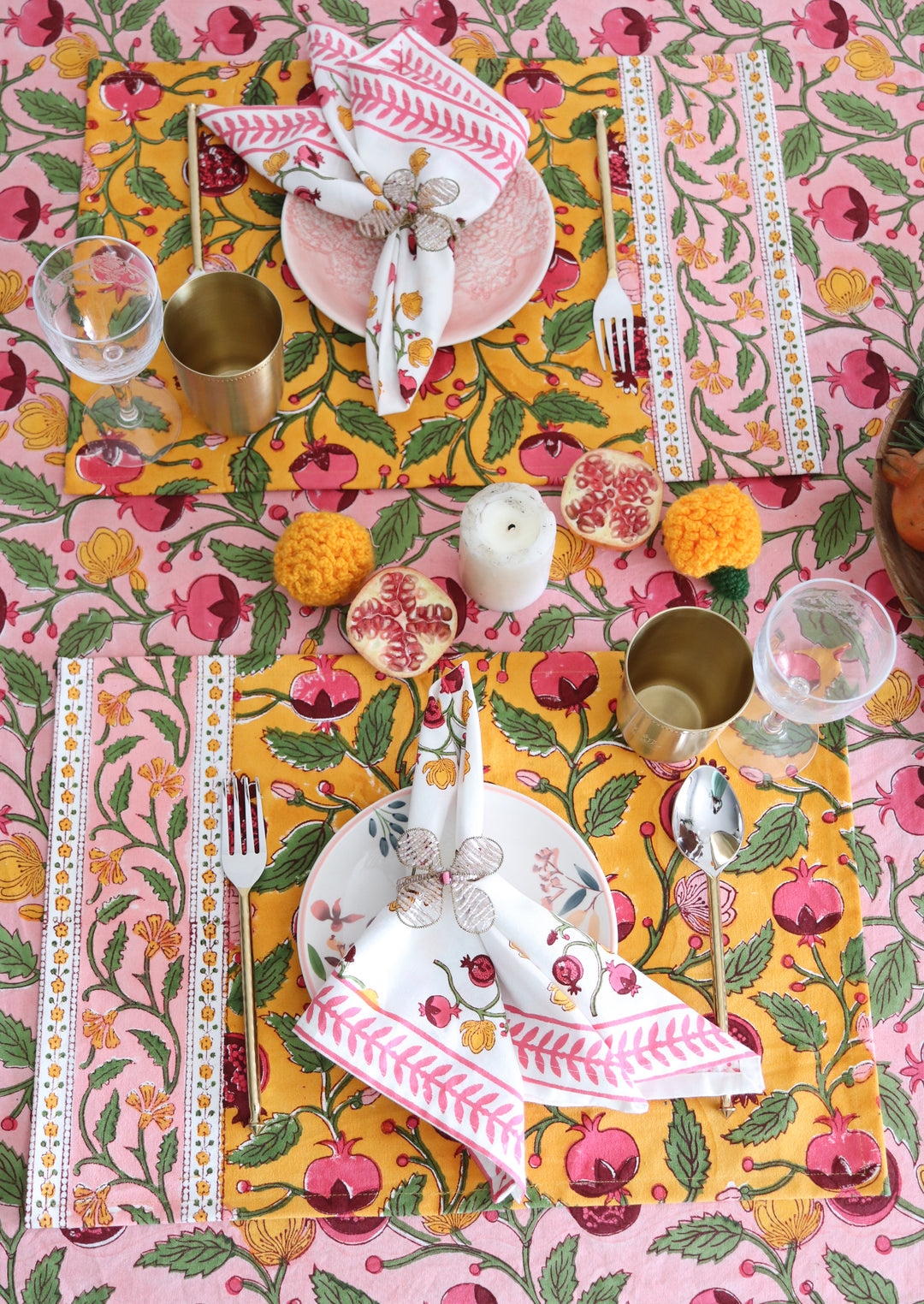 Anar Bahaar Table Linen Set