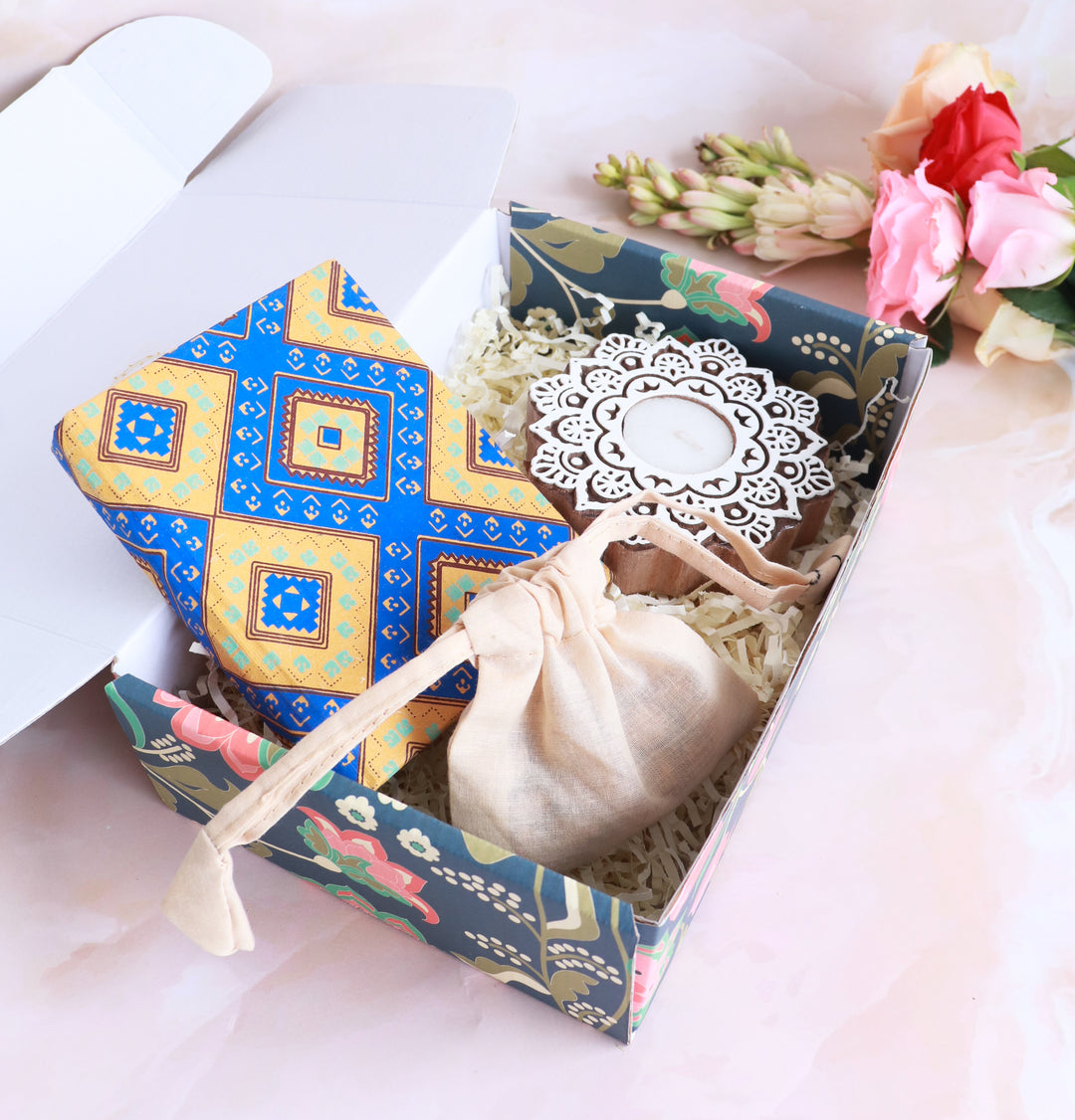 Deepawali gift box - Diwali Curated Festive Gift Hamper - Sitara