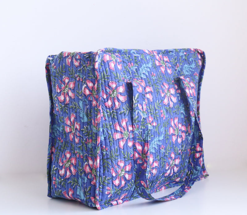Pre - order - XL tote bag - Boho quilted women&