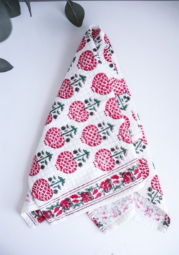Set of 2 waffle kitchen towels 