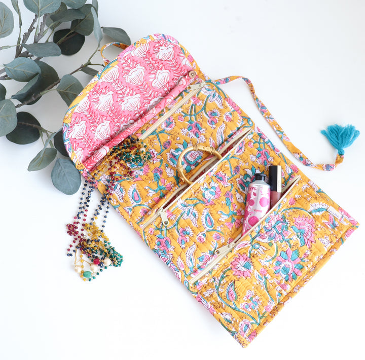 Personalized Travel Jewelry Pouch - Jewellery organizer