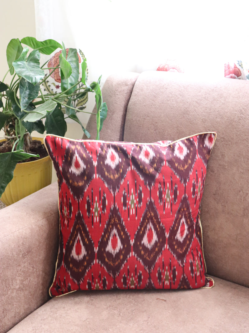 Diwali hampers online - Set of 2 cushion covers with tea lights
