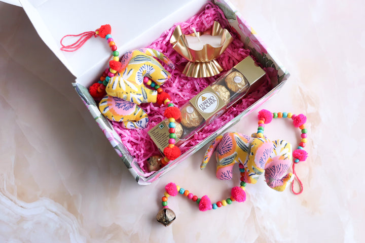 Deepawali gift box - Diwali Curated Festive Gift Hamper - Jhil Mil