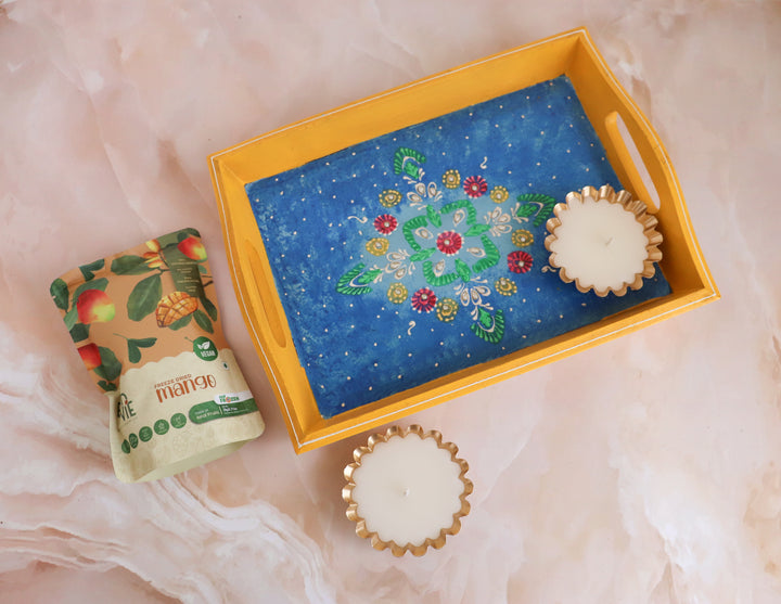 Eco friendly diwali gifts - Tray gift set - Hostess Gift box