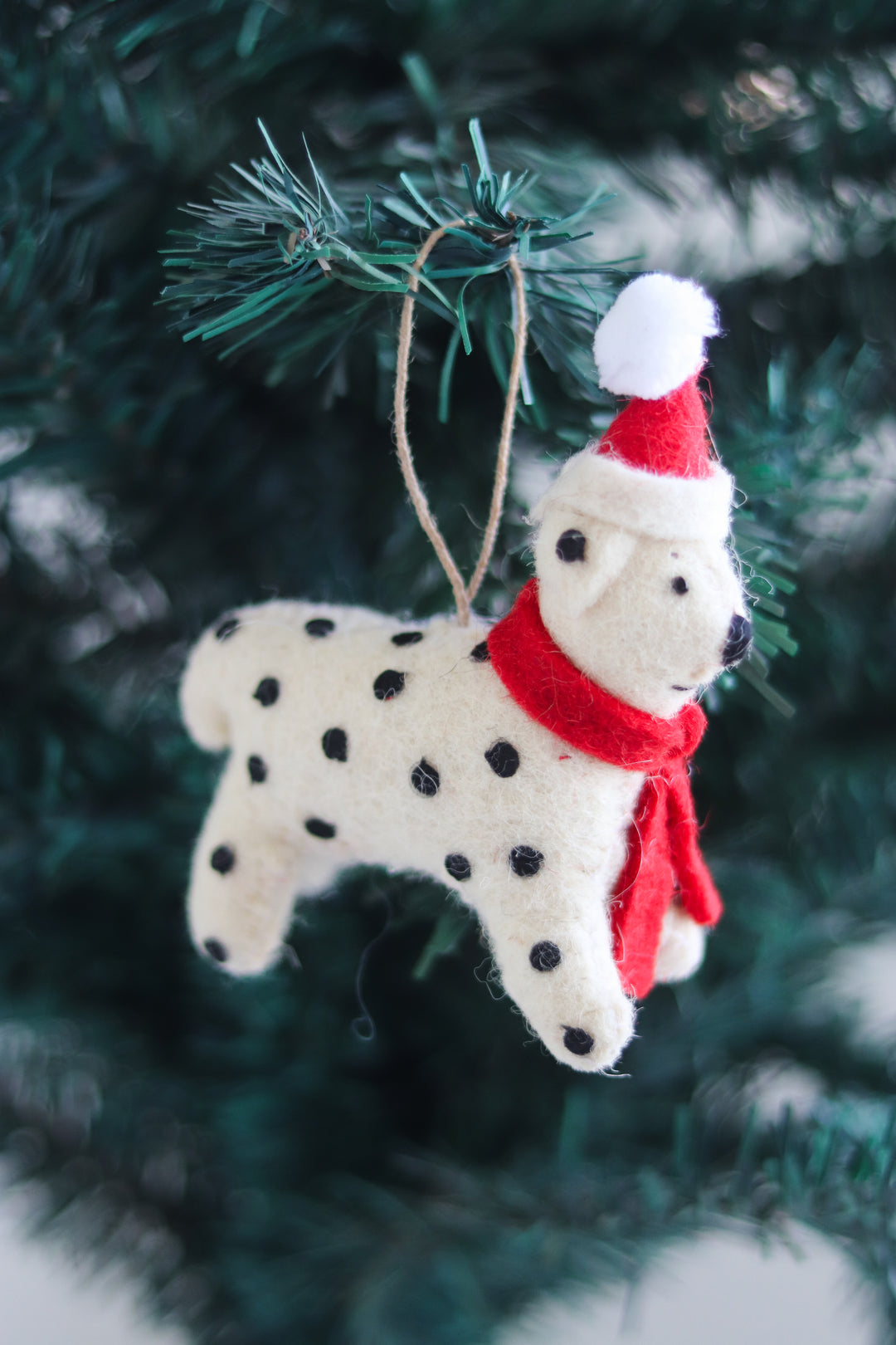 Handmade Christmas Tree Decorations - Handcrafted Christmas ornaments - Dottie the Christmas Spottie