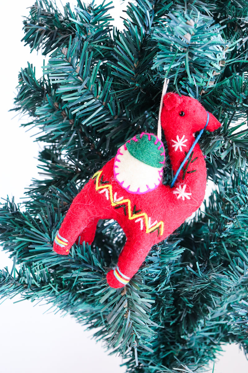 Handcrafted Christmas Tree Ornaments - Handcrafted Christmas Decorations - Crimson Camel