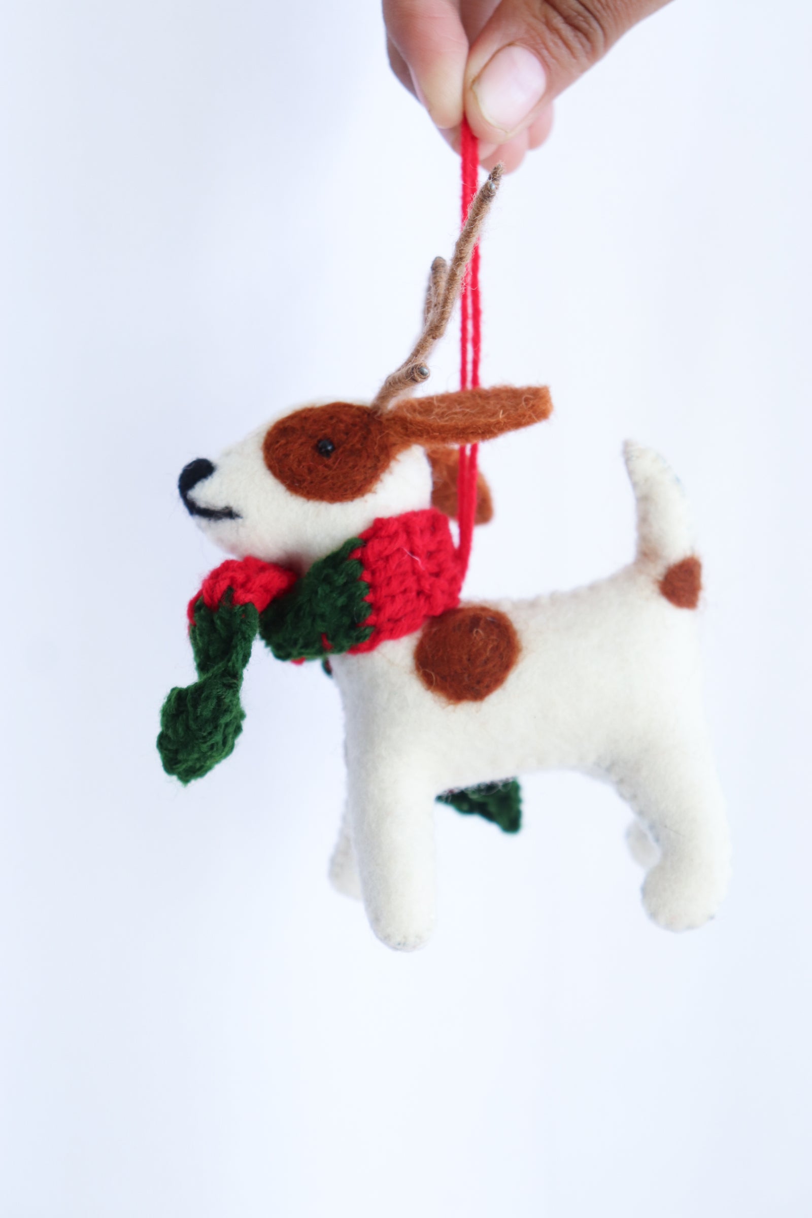 Handcrafted Christmas Tree Ornaments - Handcrafted Christmas Decorations - Gilly the Goodest - back view
