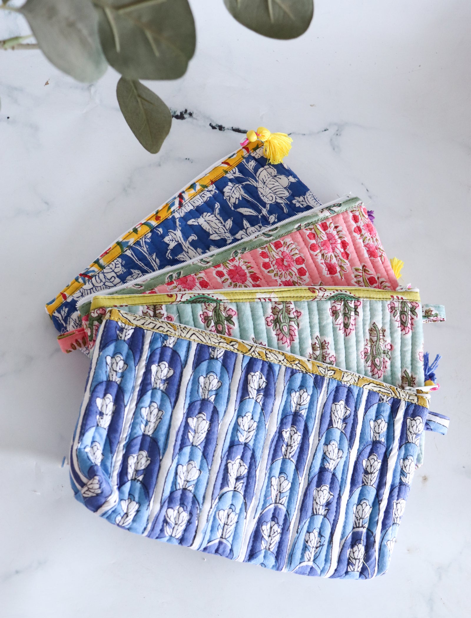 Eco-Chic Gift Hamper - Handmade Block Print - back view