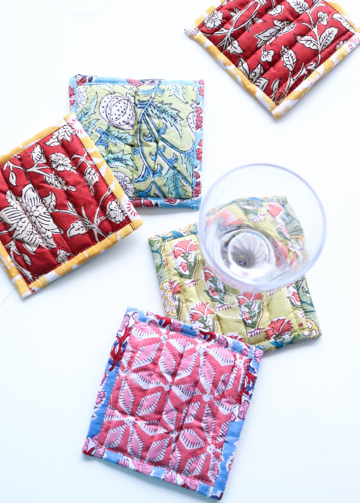 Eco-Chic Gift hamper - Hand Block Prints & Recycled Diary Set
