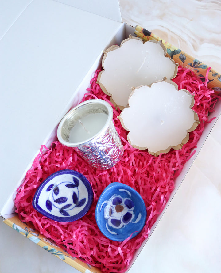 Lily Artisanal Lights Diwali Gift Box - Handmade Festive Hamper