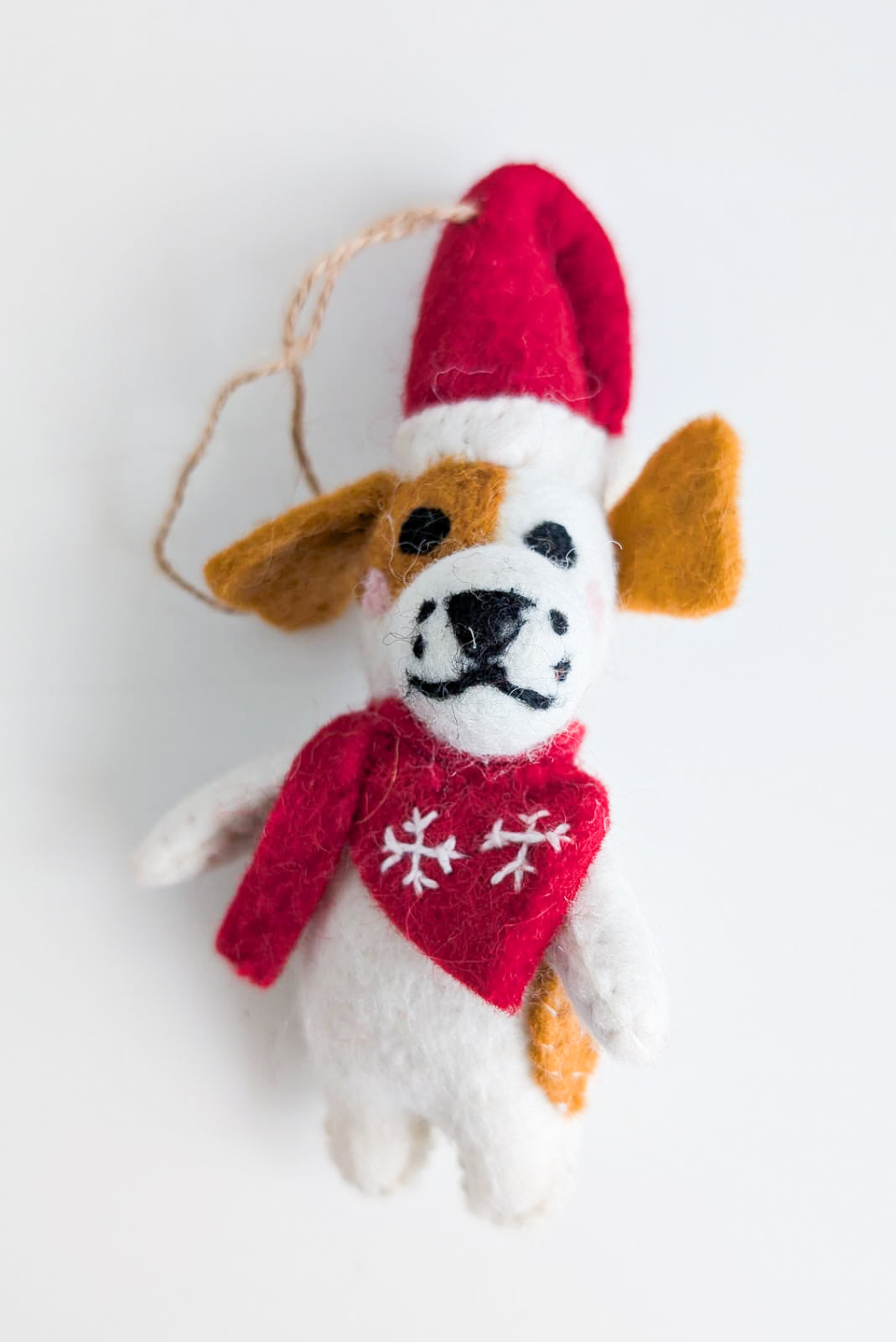 Pre - order -Handcrafted Christmas Tree Ornaments - Handcrafted Christmas Decorations - Buddy the Beagle
