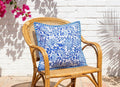 Blue Floral cushion cover