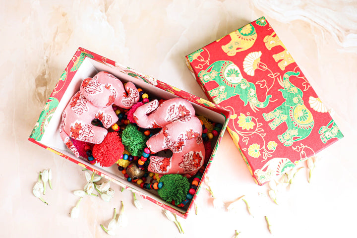 Deepawali gift box with door hanging toran Airavat collection
