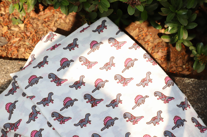 Pink and grey Dinos