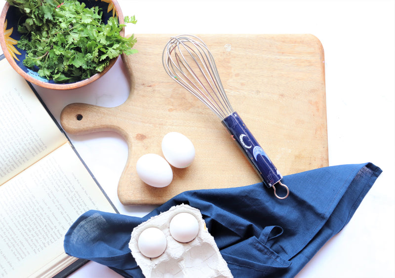 Hand whisk enamel printed - Wire whisk - Forever