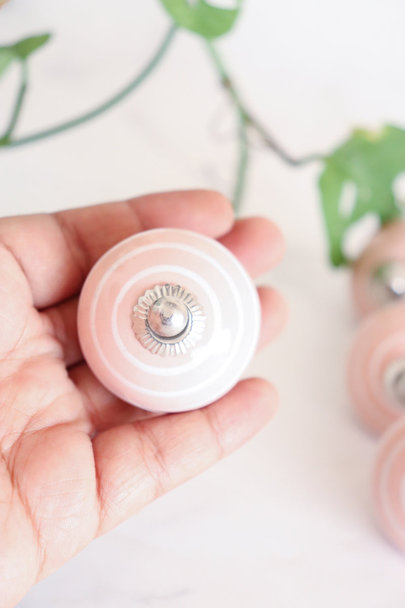Ceramic knobs - Drawer knob  - Set of 6