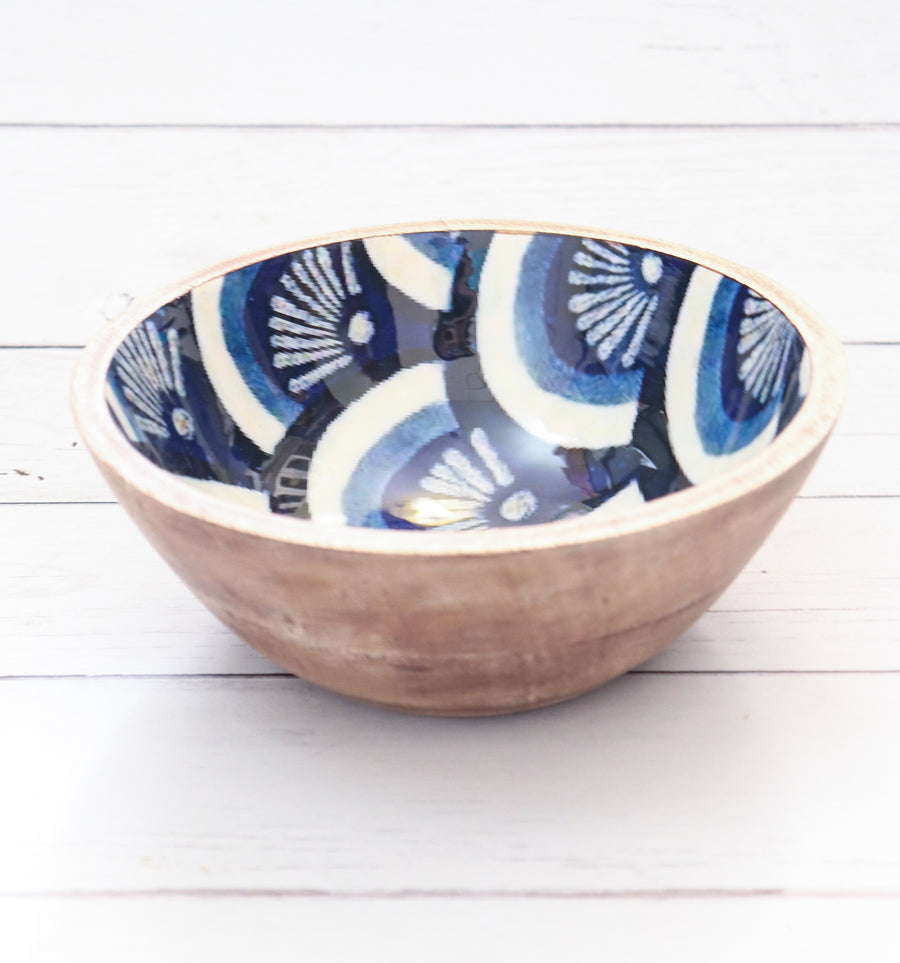 Small wood serving bowls