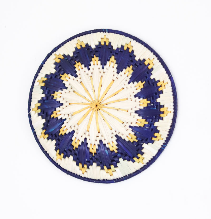 Decorative wall plates - Moonj grass basket - Wall basket for decor - Handwoven grass plate