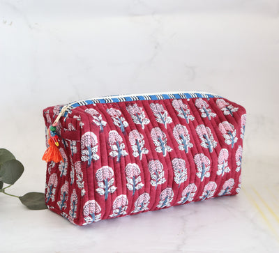 Large Cosmetic bag - Makeup bag
